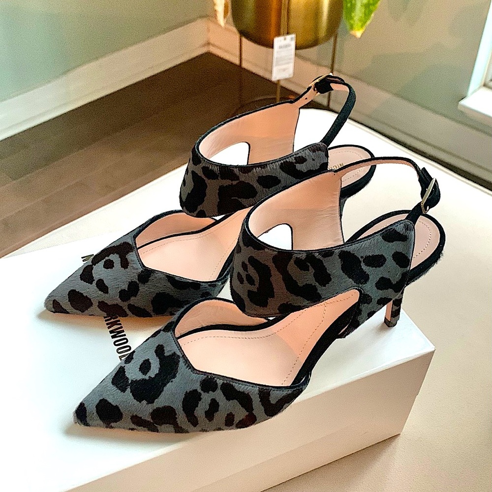 NICHOLAS KIRKWOOD Leda Leopard Print Ponyhair  Shoes